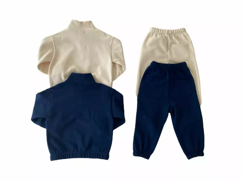 Our - Korean Children Fashion - #designkidswear - Half Anorak Bottom Set - 3
