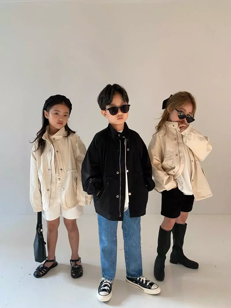 Our - Korean Children Fashion - #designkidswear - Maybe Short Field Jacket - 12
