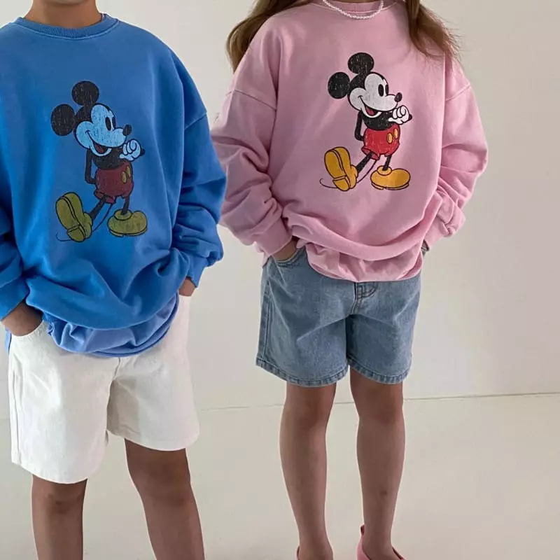 Our - Korean Children Fashion - #discoveringself - 22 Pigment Micket Sweatshirt with Mom - 10