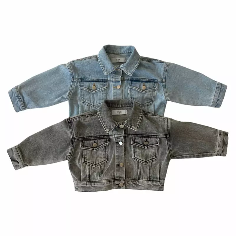 Our - Korean Children Fashion - #discoveringself - Fready Denim Jacket - 9