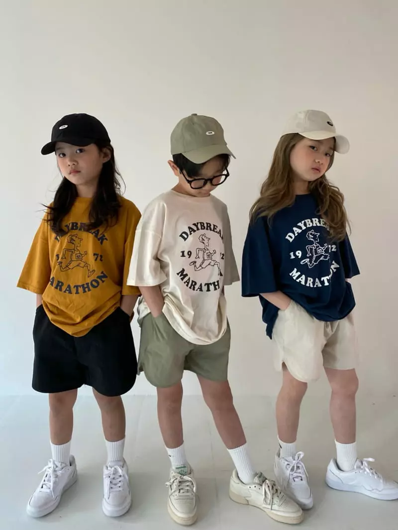 Our - Korean Children Fashion - #kidsshorts - Marathon Tee - 3