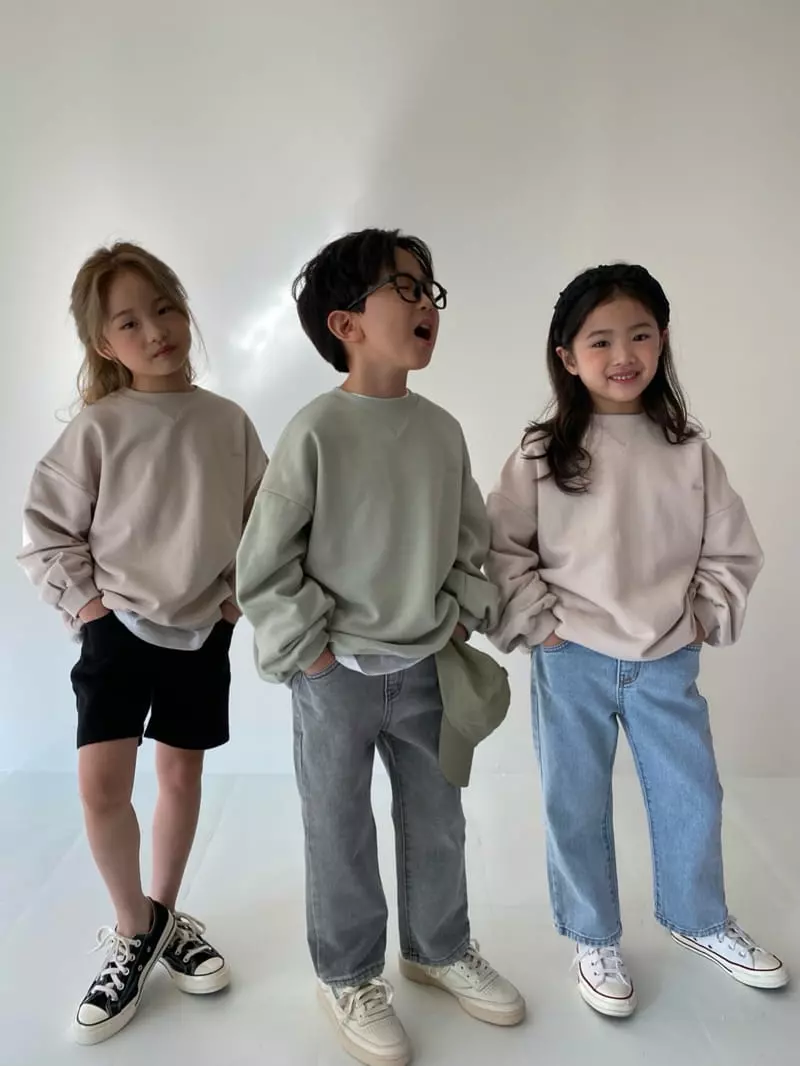 Our - Korean Children Fashion - #kidsshorts - Frank Sweatshirt - 2
