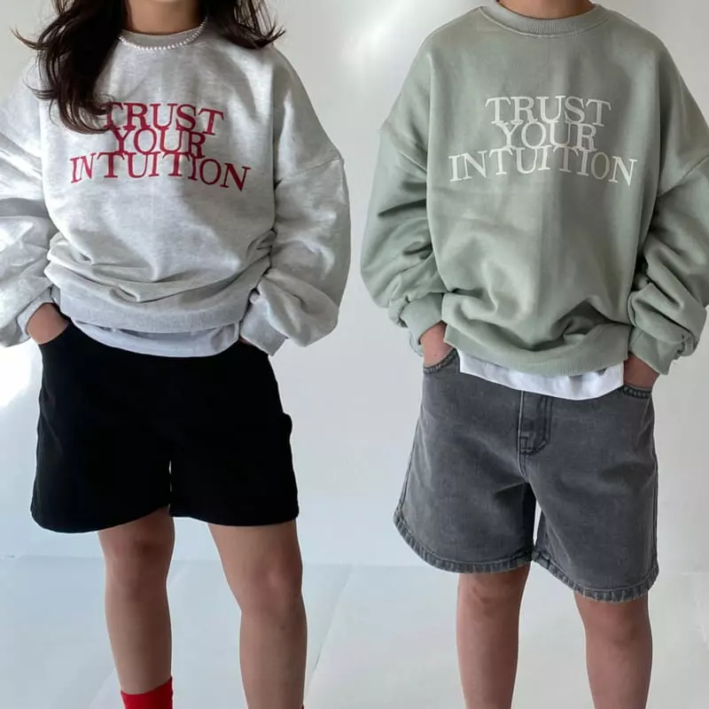 Our - Korean Children Fashion - #kidsshorts - Trust Sweatshirt - 4