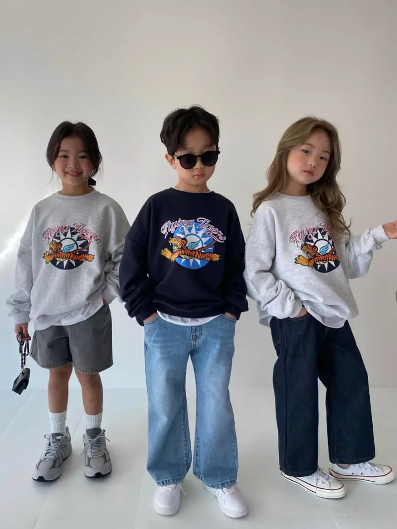 Our - Korean Children Fashion - #kidsstore - Tiger Sweatshirt - 2
