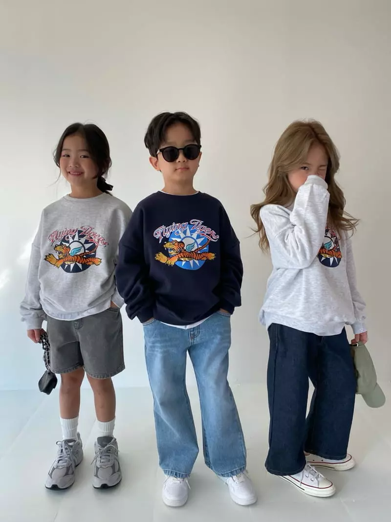 Our - Korean Children Fashion - #littlefashionista - Tiger Sweatshirt - 5