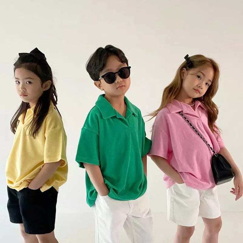 Our - Korean Children Fashion - #Kfashion4kids - Terry Collar Tee - 4