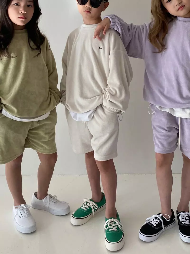 Our - Korean Children Fashion - #magicofchildhood - Spring Tery Top Bottom Set - 7