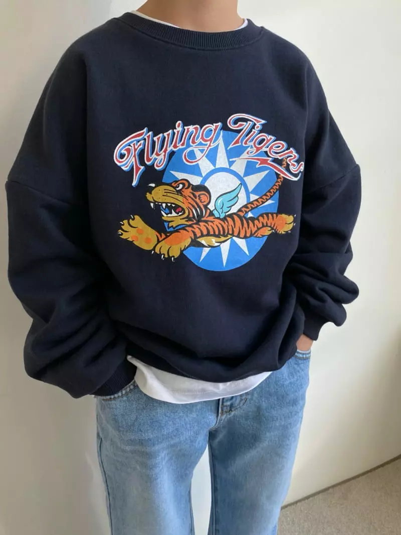 Our - Korean Children Fashion - #magicofchildhood - Tiger Sweatshirt - 6