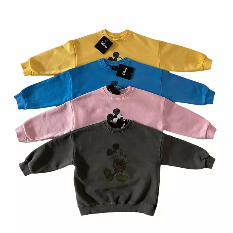 Our - Korean Children Fashion - #minifashionista - 22 Pigment Micket Sweatshirt with Mom - 2
