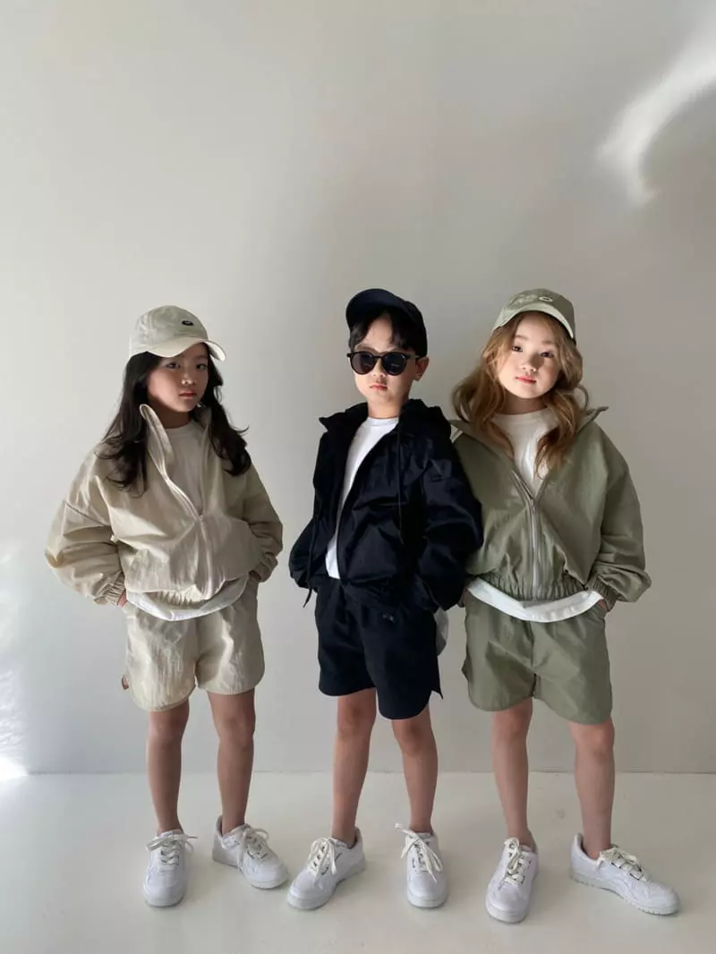 Our - Korean Children Fashion - #minifashionista - Runner Wind Top Bottom Set - 9