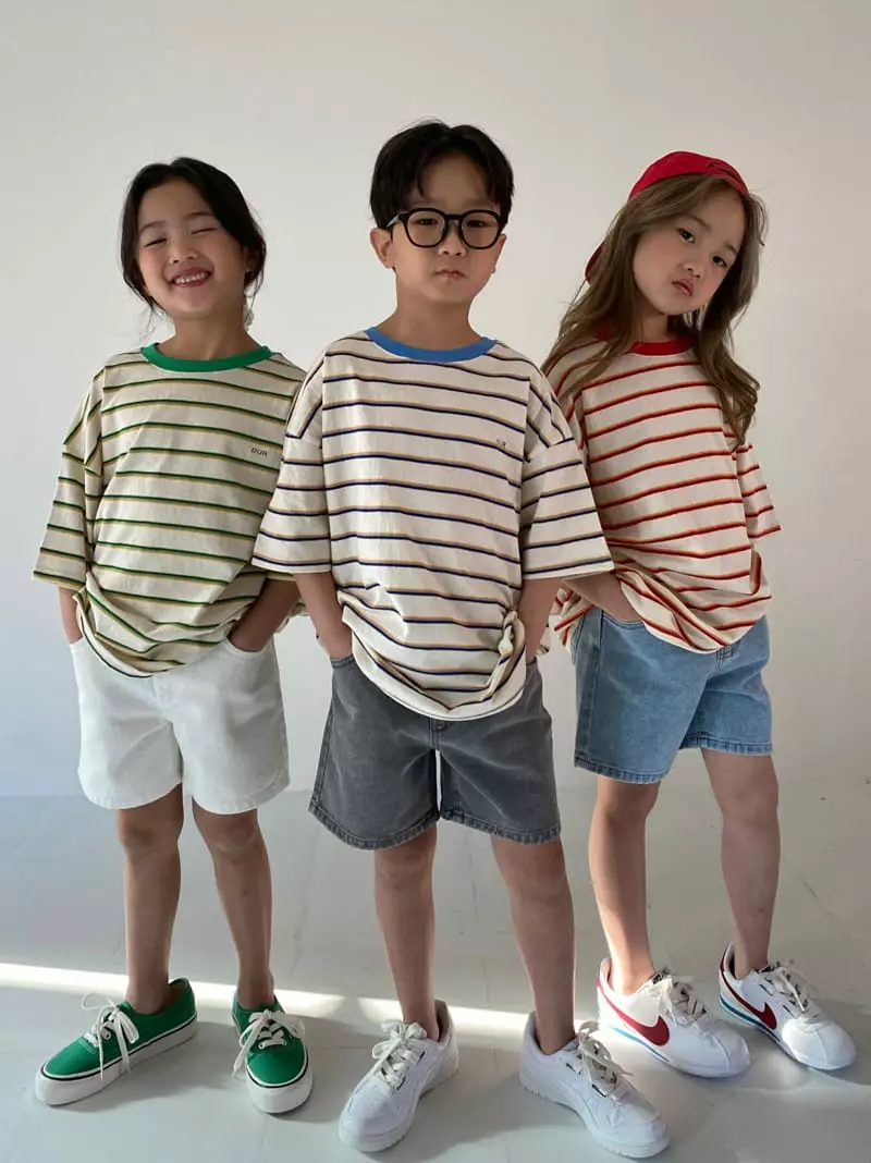 Our - Korean Children Fashion - #minifashionista - Paul Sen Stripes Tee - 2