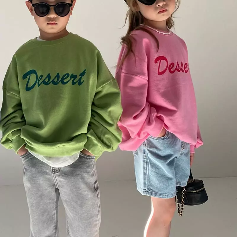 Our - Korean Children Fashion - #minifashionista - Dessert Sweatshirt - 4