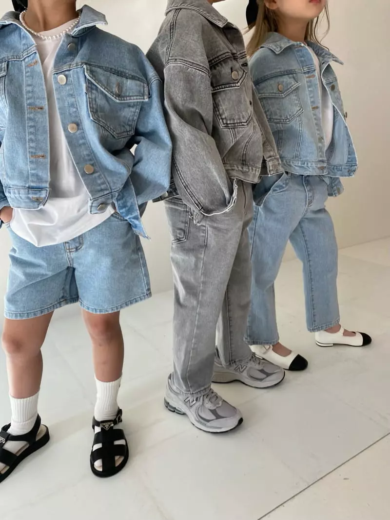 Our - Korean Children Fashion - #minifashionista - Fready Denim Jacket - 4