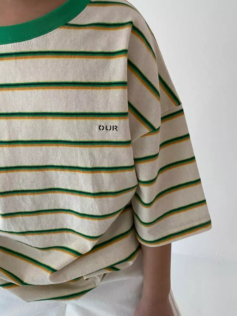 Our - Korean Children Fashion - #prettylittlegirls - Paul Sen Stripes Tee - 3