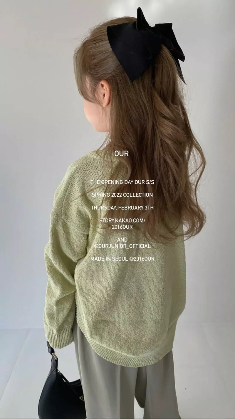 Our - Korean Children Fashion - #prettylittlegirls - Pare Bookle Knit Tee - 2
