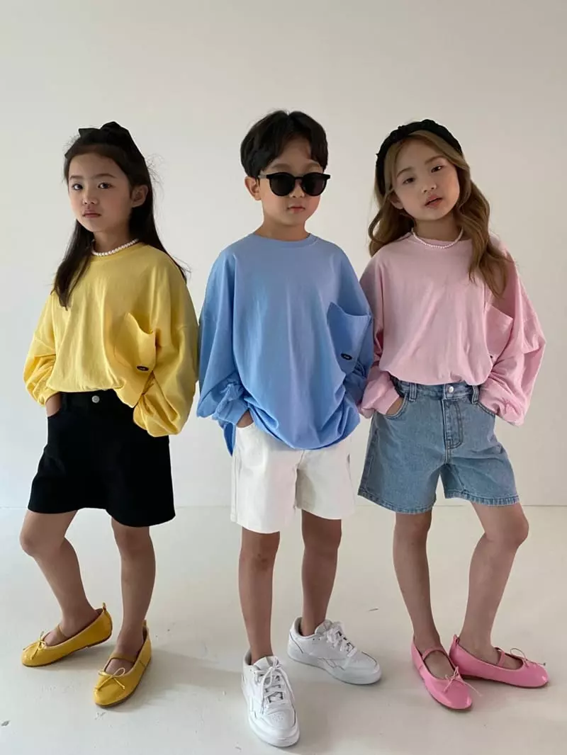 Our - Korean Children Fashion - #stylishchildhood - Urban Pocket Tee - 5