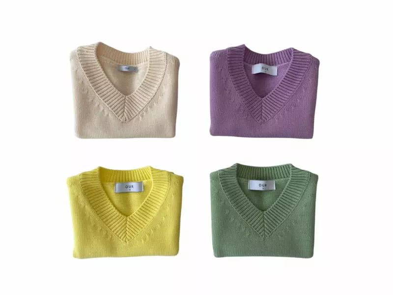 Our - Korean Children Fashion - #todddlerfashion - Rose Knit Vest - 12