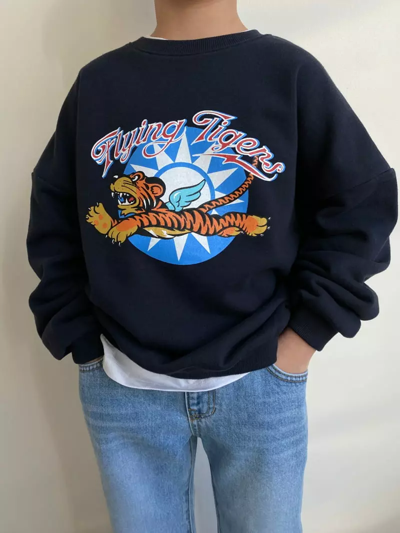 Our - Korean Children Fashion - #todddlerfashion - Tiger Sweatshirt - 9