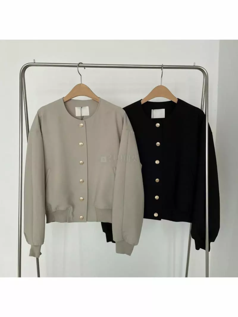 Our - Korean Women Fashion - #thelittlethings - Gold R Jacket - 4