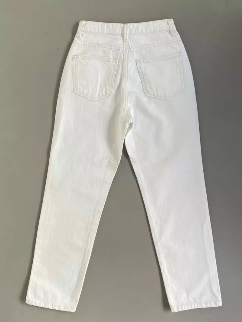 Our - Korean Women Fashion - #womensfashion - Roy Crop Pants (white) - 4