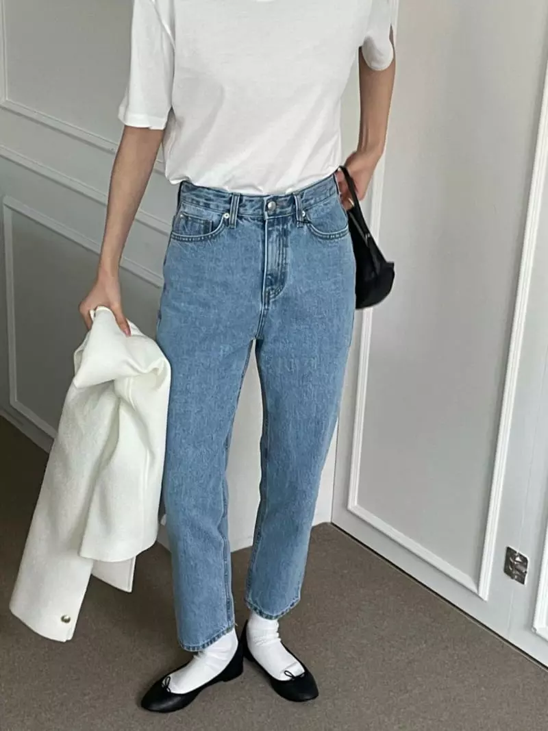 Our - Korean Women Fashion - #momslook - Roy Crop Pants (denim) - 3