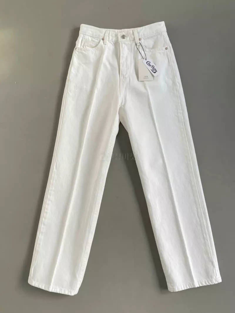 Our - Korean Women Fashion - #womensfashion - White Jeans - 4