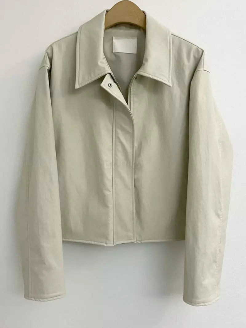 Our - Korean Women Fashion - #restrostyle - Work Leather Jacket - 3