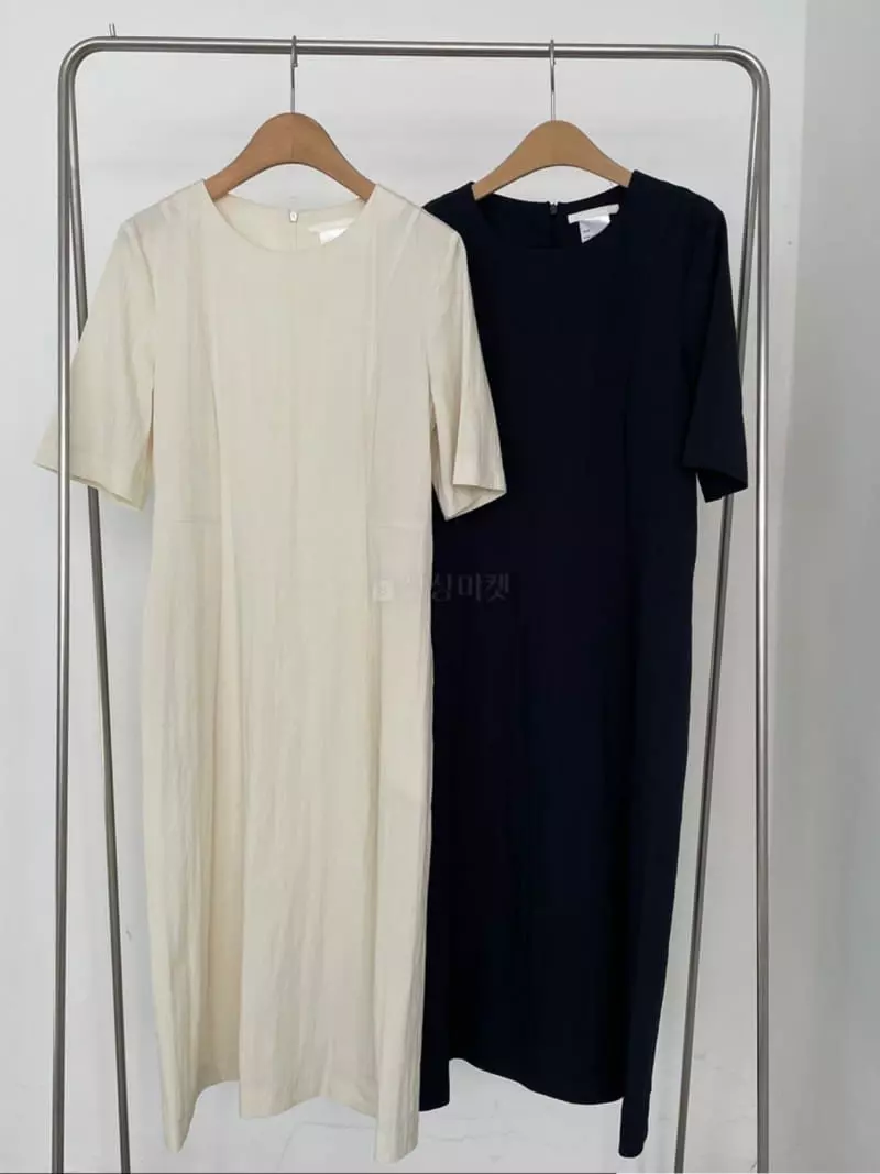 Our - Korean Women Fashion - #momslook - Line One-piece - 4