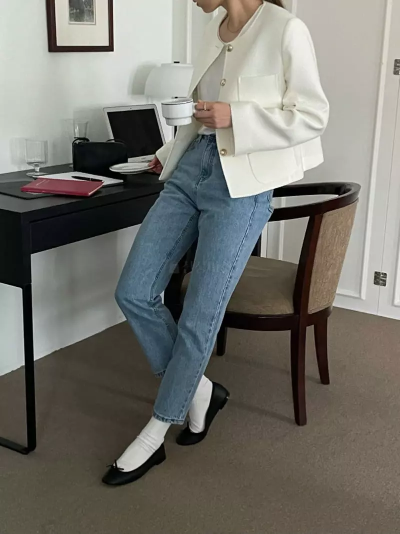 Our - Korean Women Fashion - #womensfashion - Roy Crop Pants (denim) - 2