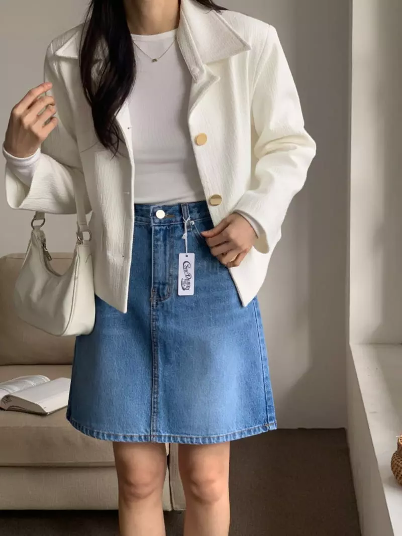 Outrene - Korean Women Fashion - #womensfashion - Two Way Jacket - 4