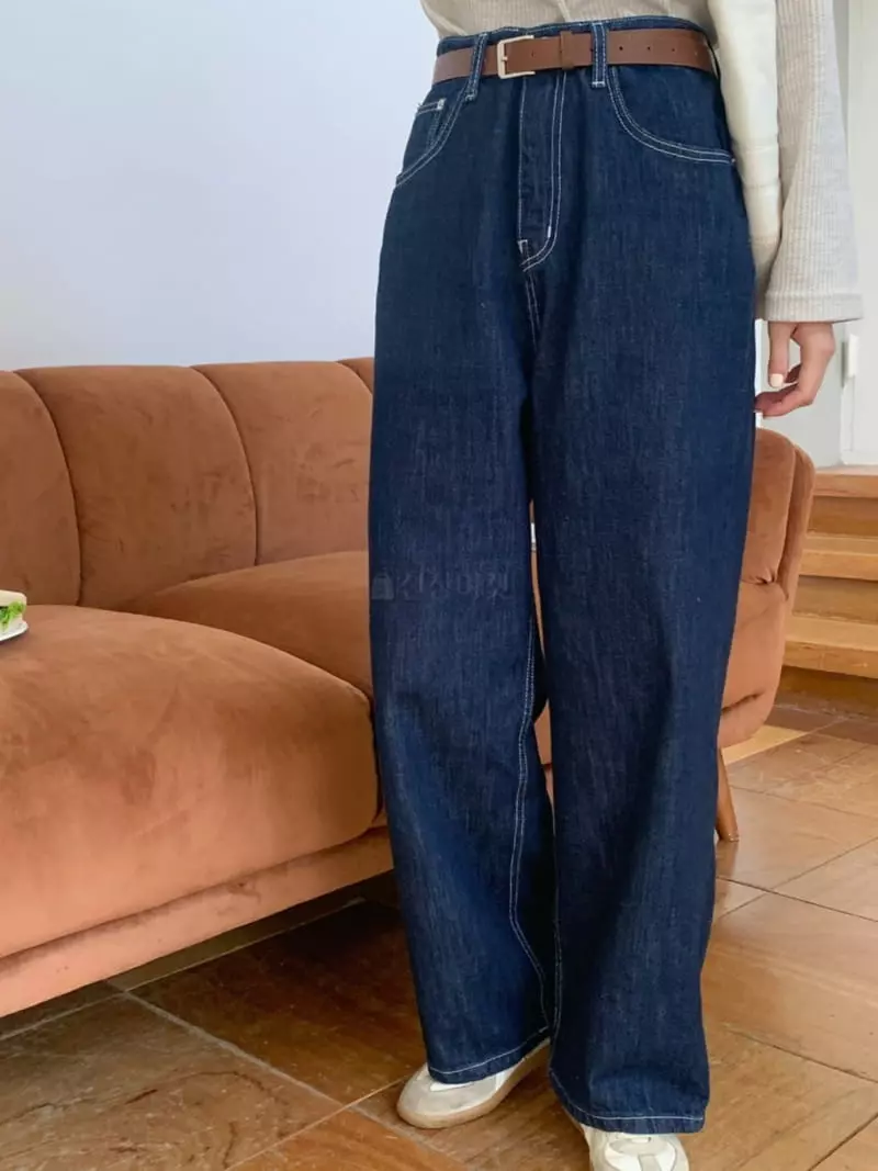 Outrene - Korean Women Fashion - #momslook - Button Pants - 2