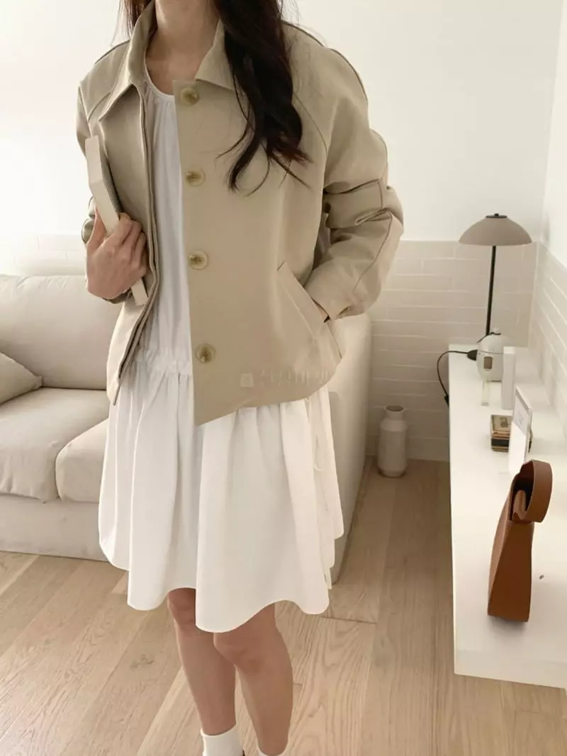 Outrene - Korean Women Fashion - #momslook - Raglan Jacket