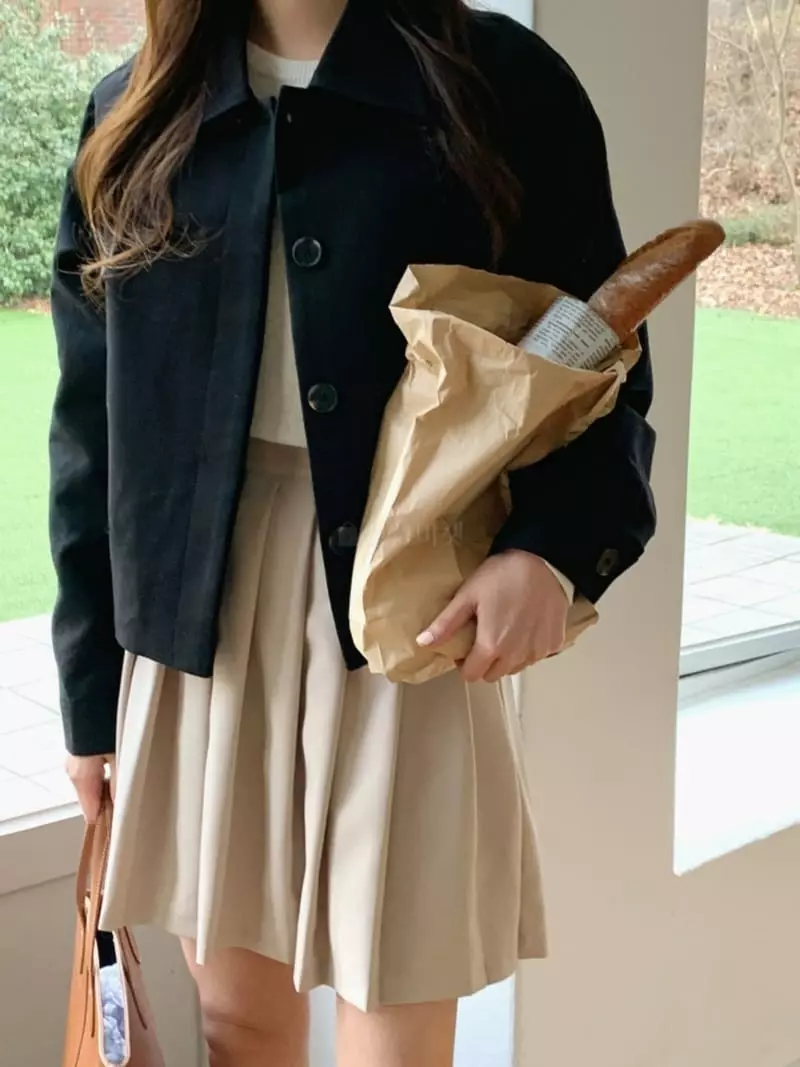 Outrene - Korean Women Fashion - #momslook - Raglan Jacket - 3
