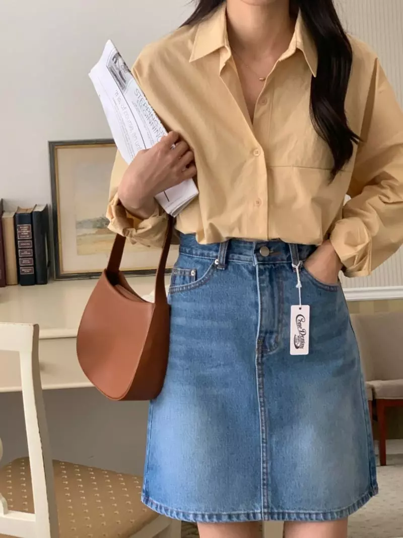 Outrene - Korean Women Fashion - #momslook - Spring Shirt - 2