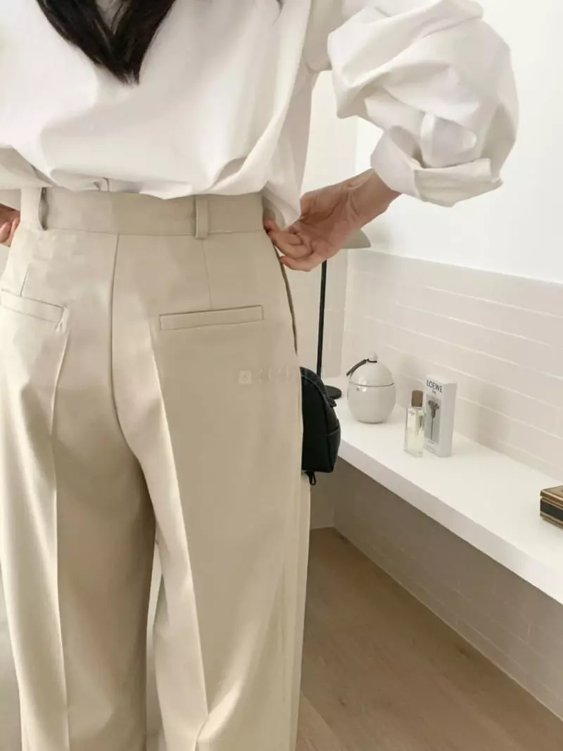 Outrene - Korean Women Fashion - #momslook - Celine Pants - 2