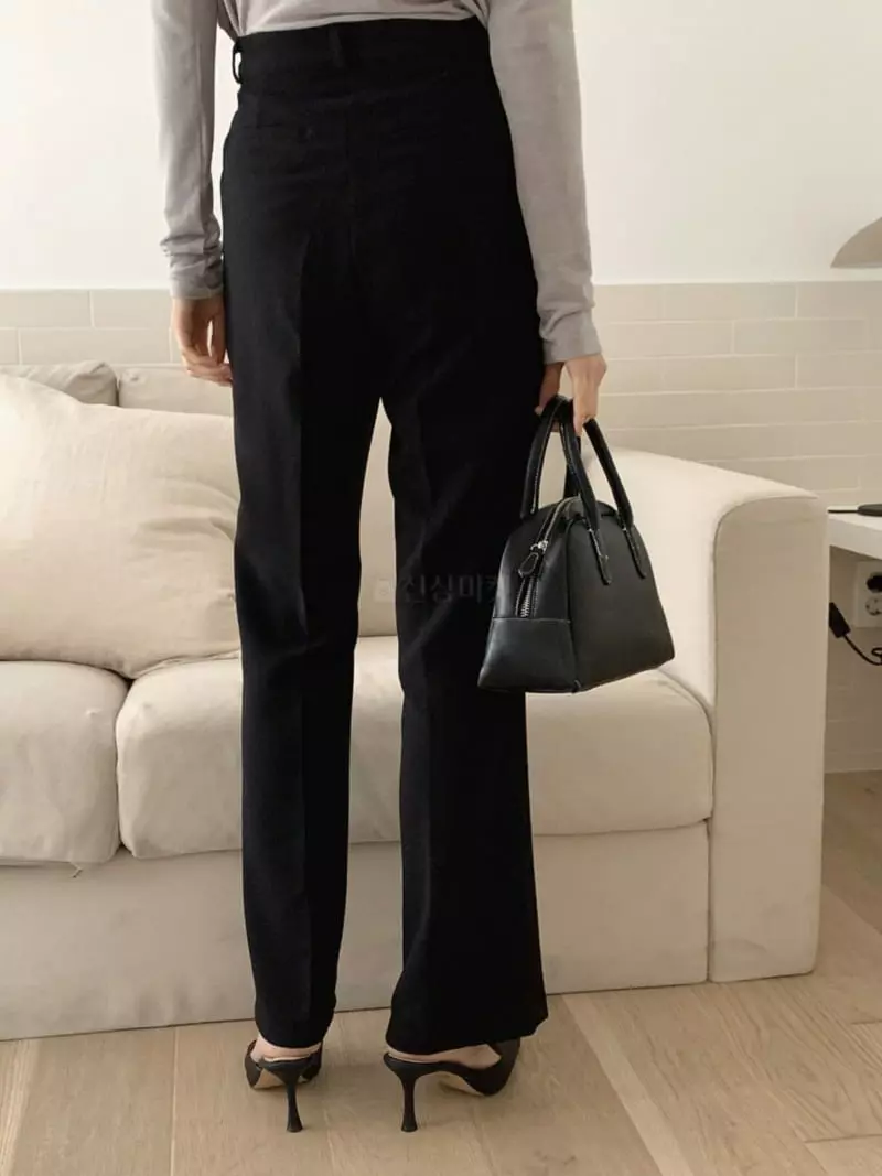 Outrene - Korean Women Fashion - #womensfashion - Bootcut Pants - 4