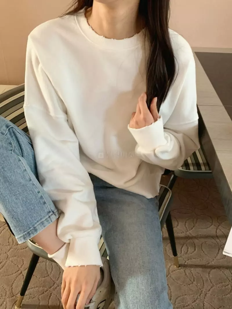 Outrene - Korean Women Fashion - #momslook - Vintage Sweatshirt