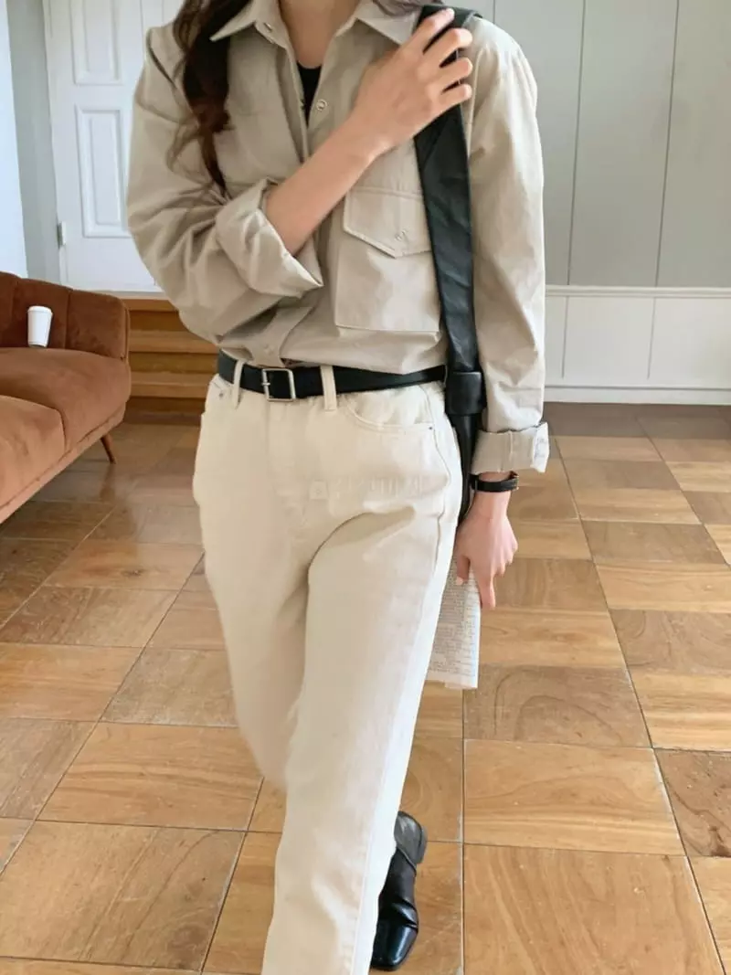 Outrene - Korean Women Fashion - #momslook - Basic Shirt - 3