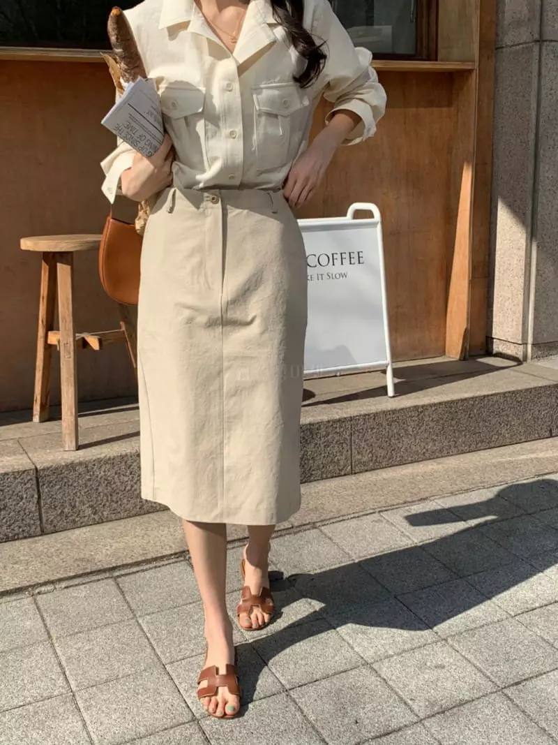 Outrene - Korean Women Fashion - #romanticstyle - Catchion Skirt