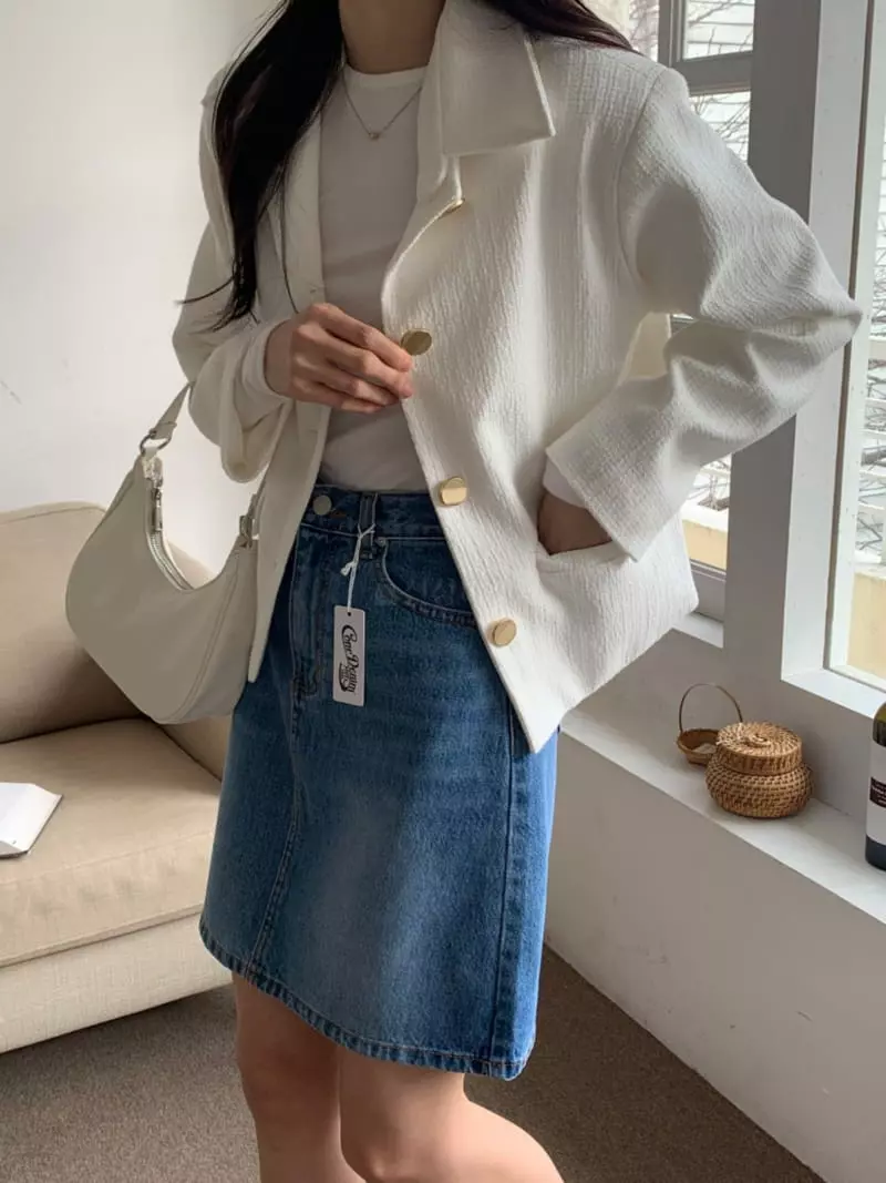 Outrene - Korean Women Fashion - #womensfashion - Two Way Jacket - 3