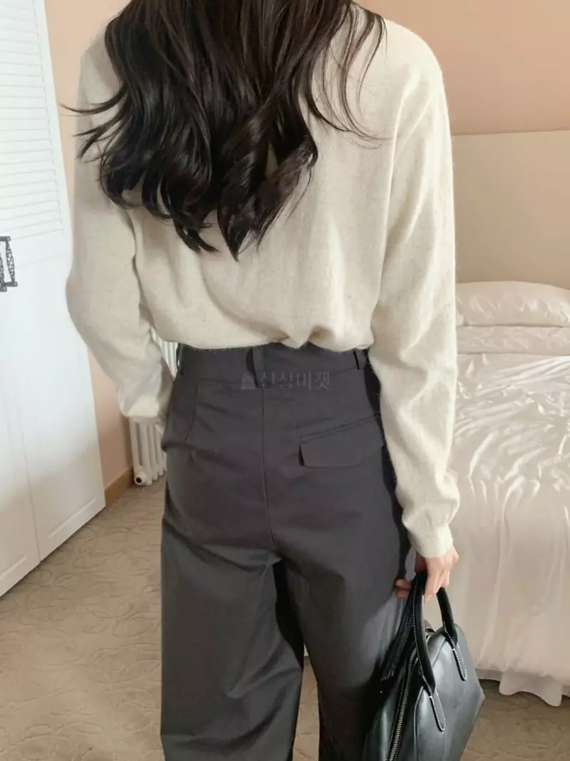 Outrene - Korean Women Fashion - #womensfashion - Maran Wide Pants - 2