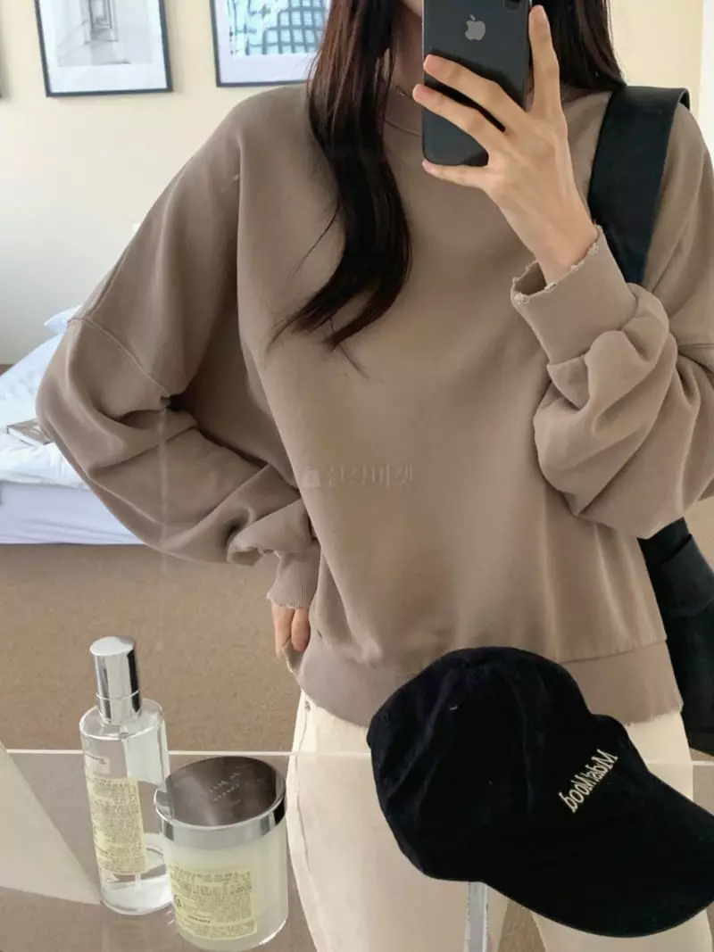 Outrene - Korean Women Fashion - #womensfashion - Vintage Sweatshirt - 2