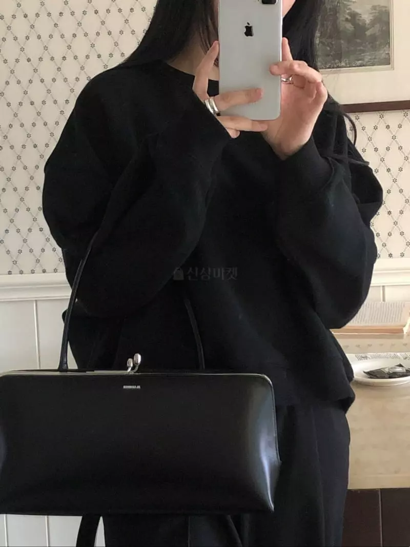 Overclassic - Korean Women Fashion - #momslook - Semi Crop Sweatshirt - 2