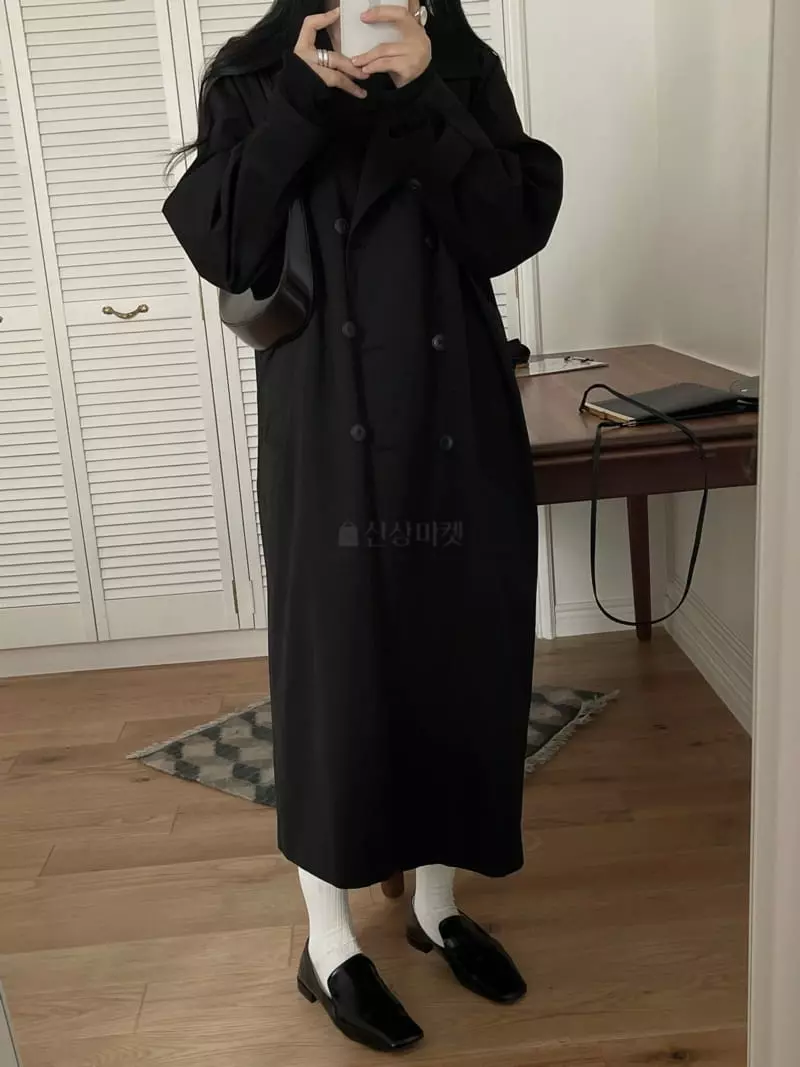 Overclassic - Korean Women Fashion - #momslook - Sophia Long Trench Coat - 3