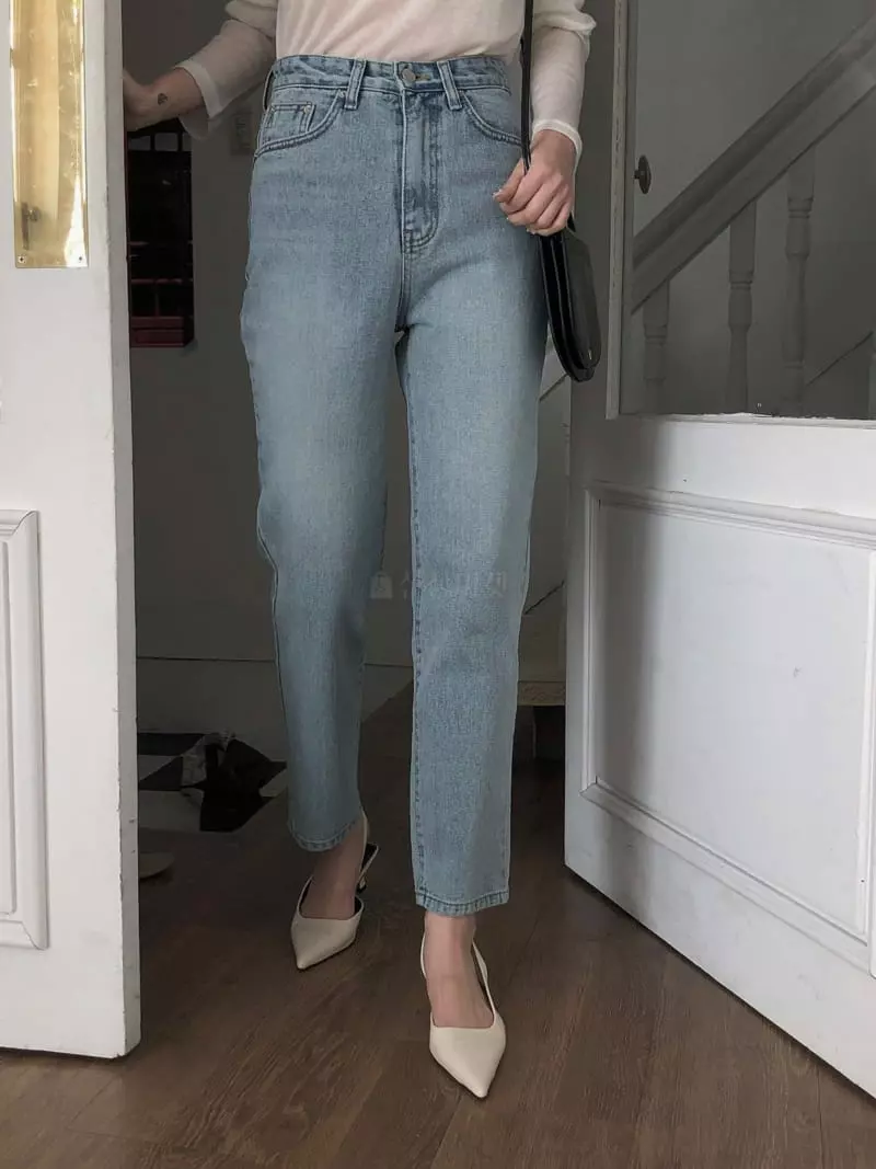 Overclassic - Korean Women Fashion - #womensfashion - Pound Flat Jeans - 4
