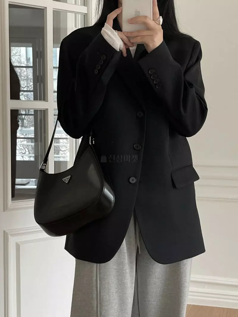 Overclassic - Korean Women Fashion - #momslook - High Wool Over Jacket