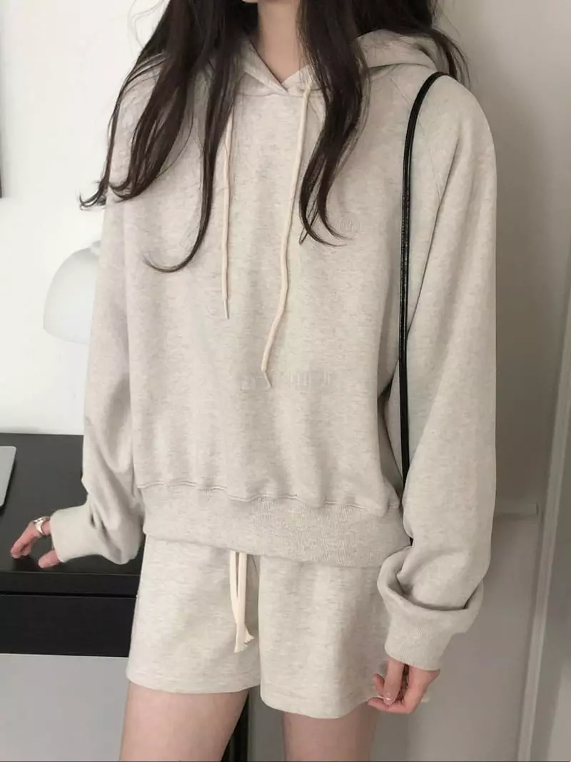Overclassic - Korean Women Fashion - #momslook - House Over Hoody Tee - 3