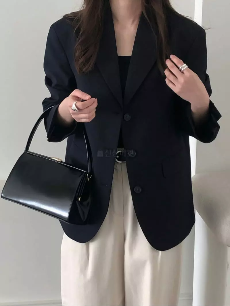 Overclassic - Korean Women Fashion - #vintageinspired - Classic Mer Jacket - 4
