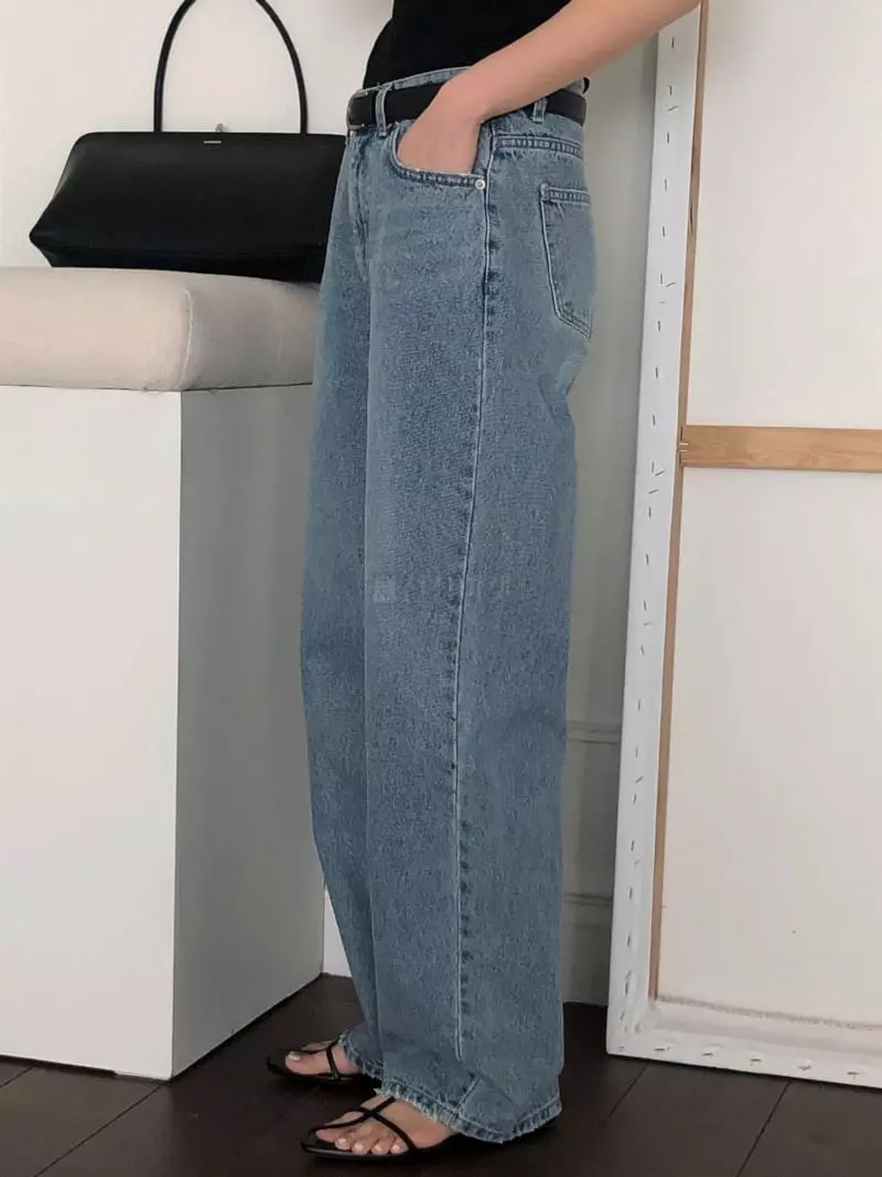 Overclassic - Korean Women Fashion - #vintagekidsstyle - Plank Jeans - 3
