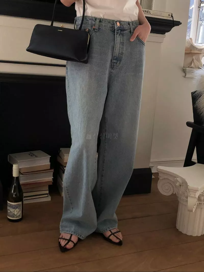 Overclassic - Korean Women Fashion - #womensfashion - Tom Light Blue Pants - 3